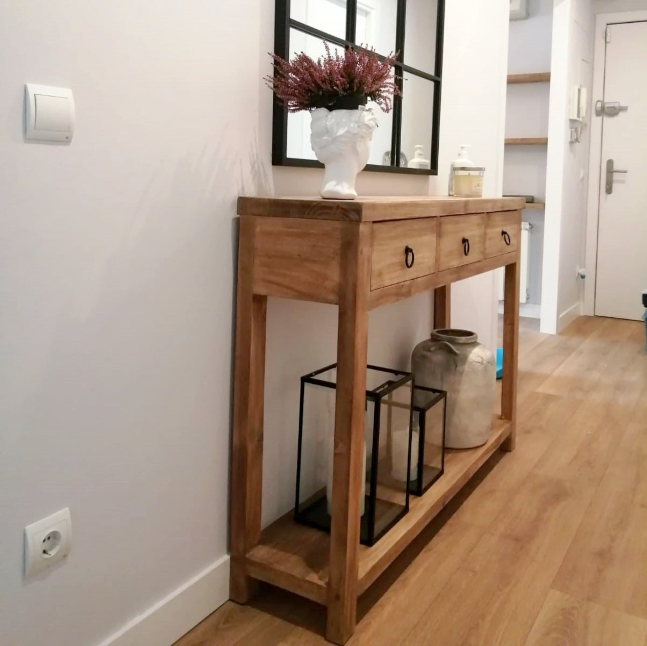 Recibidor de madera Lane
