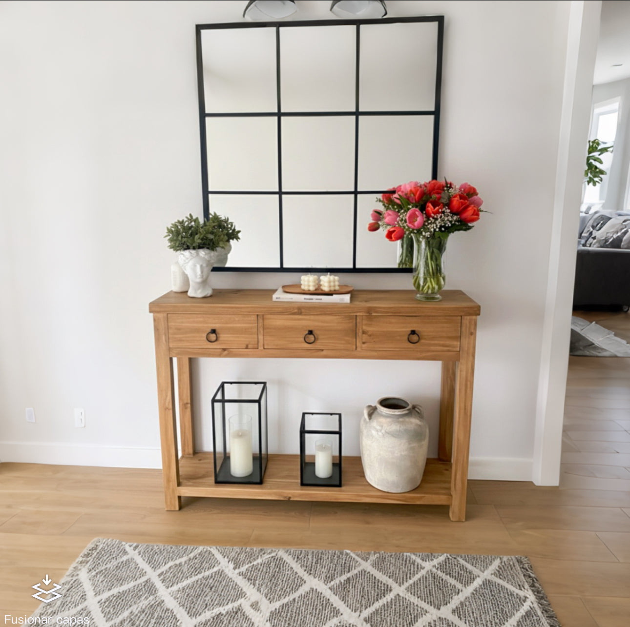 Recibidor de madera Lane