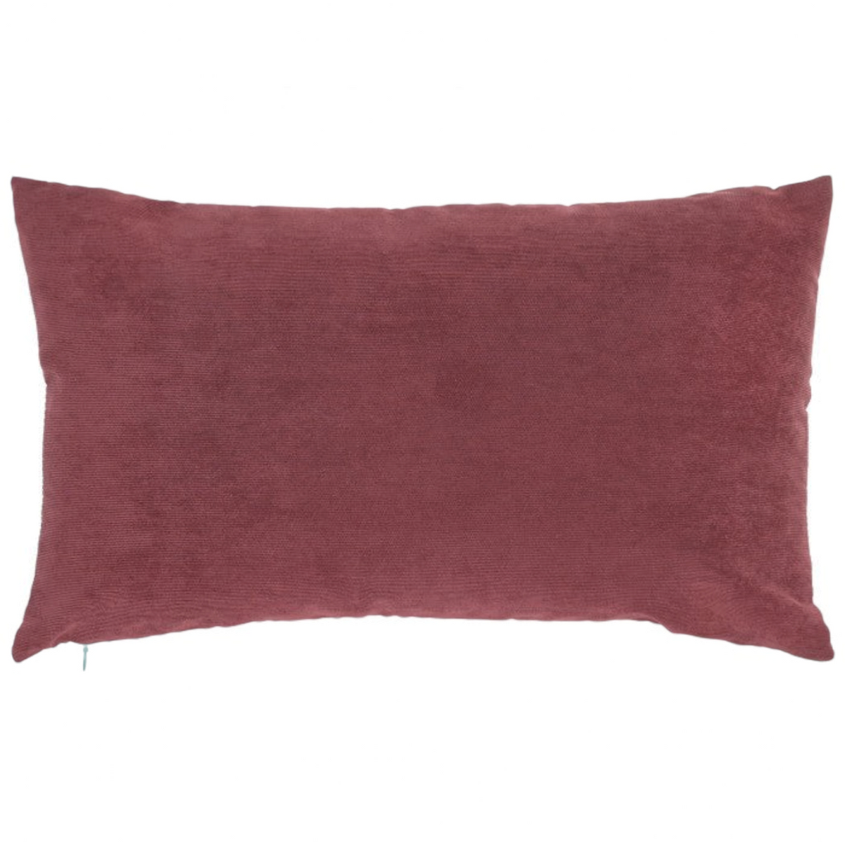 Vintage Industrial Ambon rectangular polyester cushion cover in a deep burgundy red with a soft textured finish.